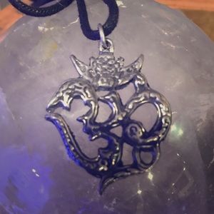 Pewter Ornate Pendant